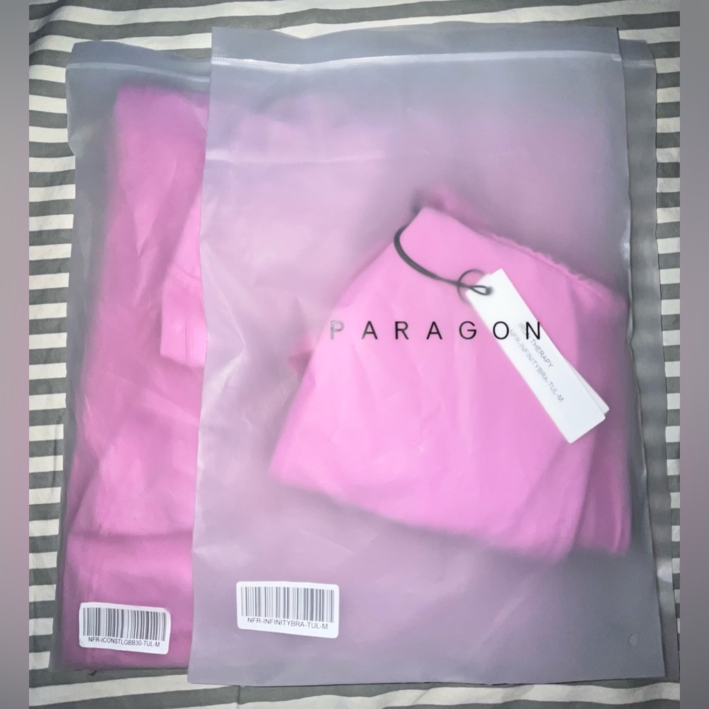 Paragon Reluna Icon Sculptseam Plus Pant: Short 31" + Infinity Bra in Tulip Sz M - Picture 10 of 10
